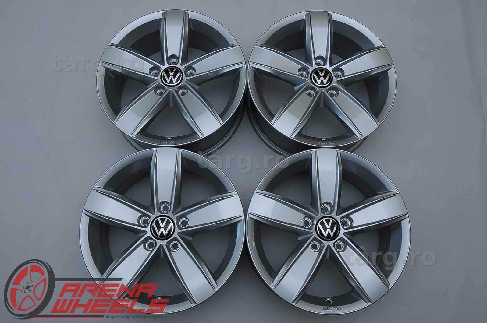 Jante Noi 16 inch Originale VW Passat Golf T-Roc Tiguan EOS Beetle Jetta Touran Caddy Sharan R16