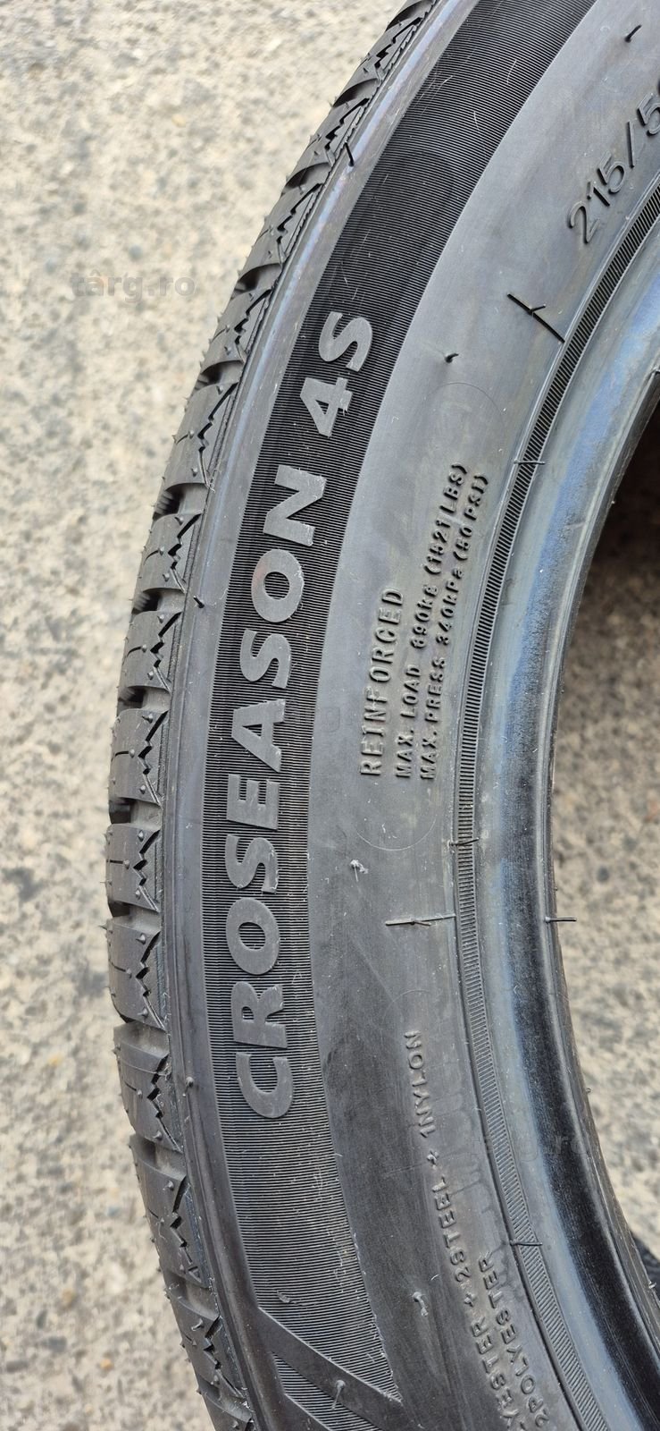 4 anvelope M+S noi Tercelo 215/50/17,dot 2026.Pretul este pe bucata. 5