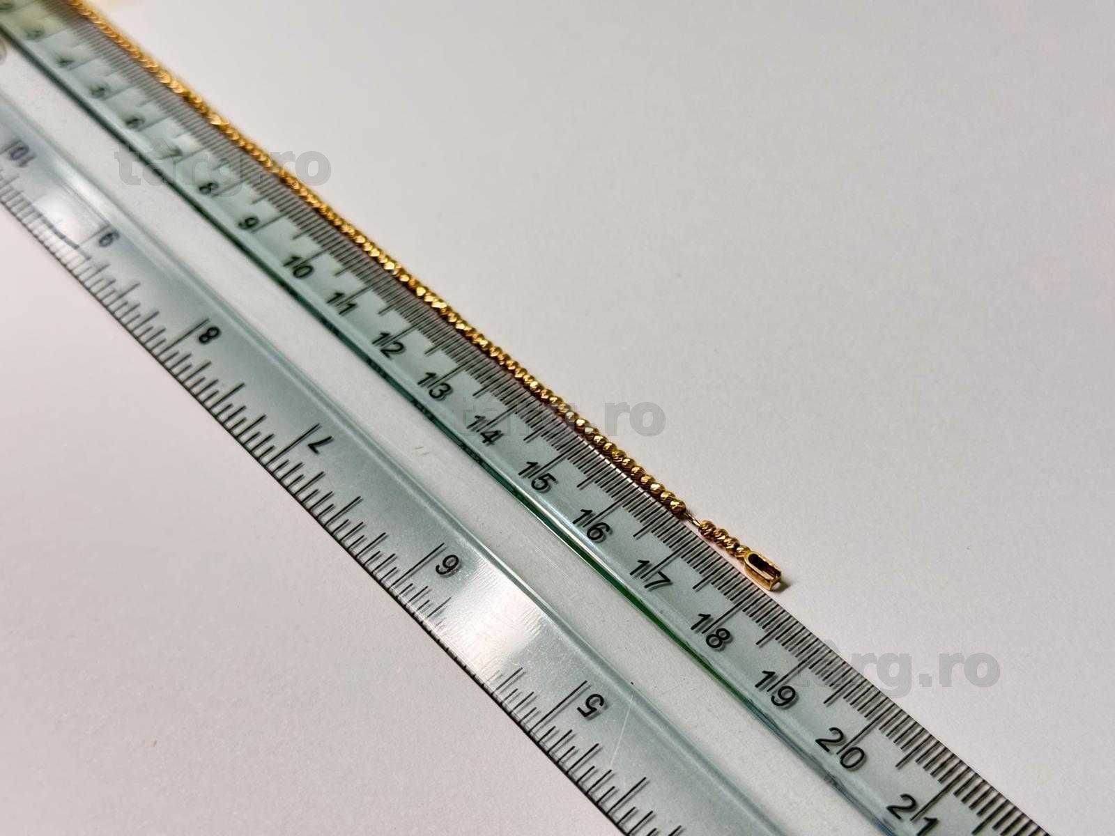 Bratara aur 14K 2.97g (B.61294.1 Tatarasi) Garantie 2 ani 3
