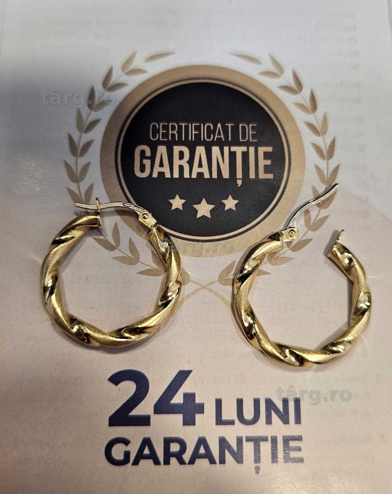 Cercei din aur (AG32 B28783.1) 2 ANI GARANTIE!