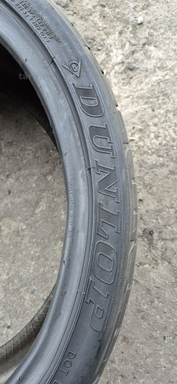 2 anvelope vara Dunlop 285/30/22.Pretul este pe bucata. 3