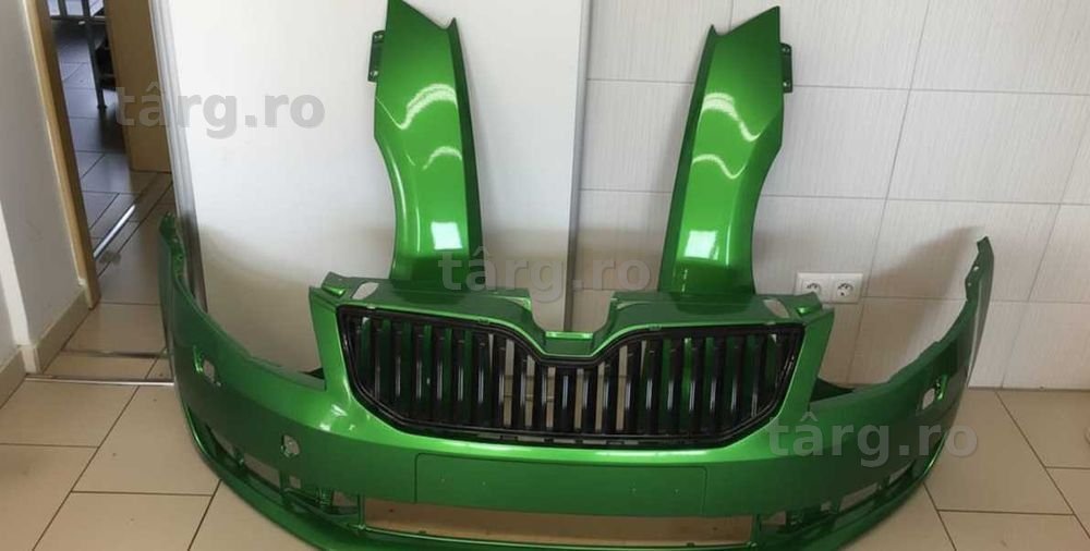 Bara+Aripa Fata Dreapta & Stanga Skoda Octavia 3 III 13-17 LF6Z Verde