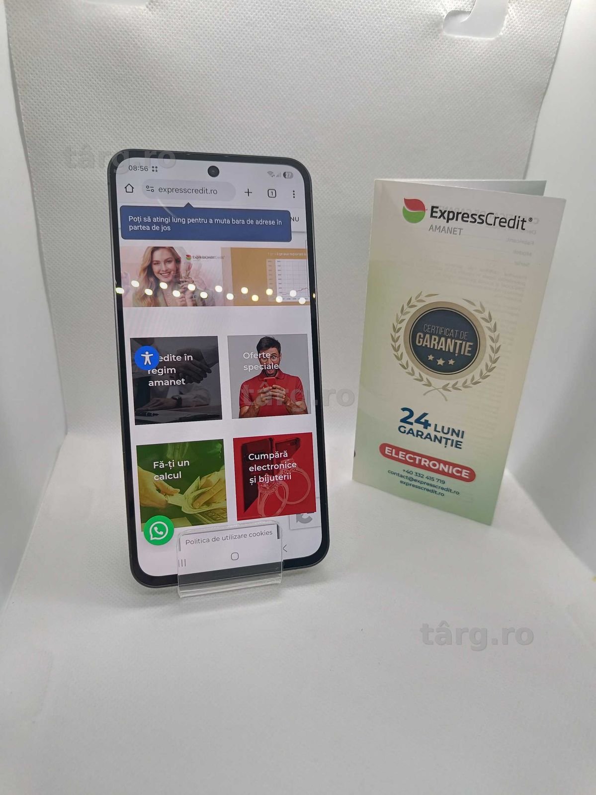 Samsung S24 FE 128GB, 100% SB (Ag16 Moldova b33206) - Garantie 2 ani!