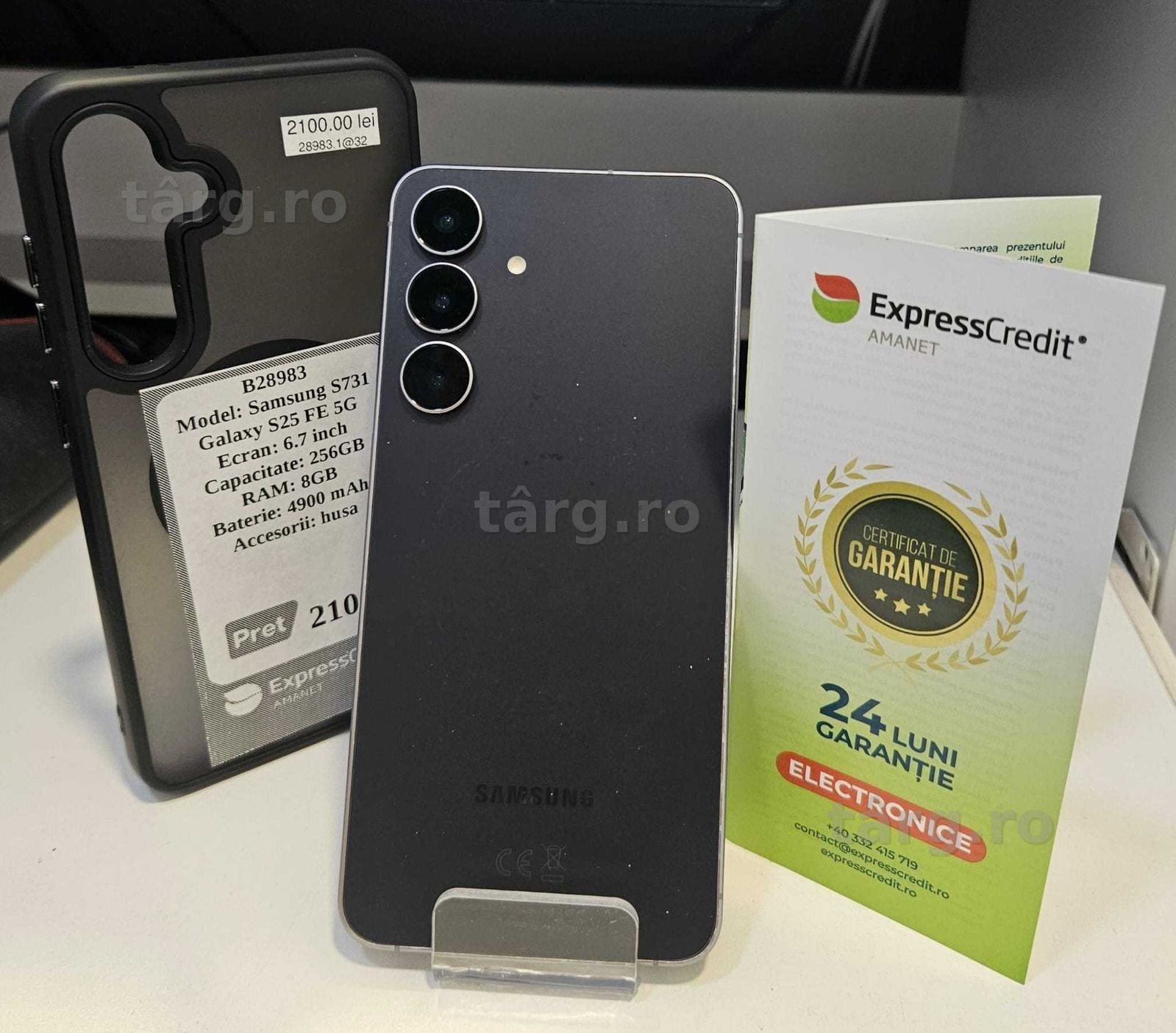 Telefon Samsung S25 FE 5G (AG32 B28983.1) 2 ANI GARANTIE! 2