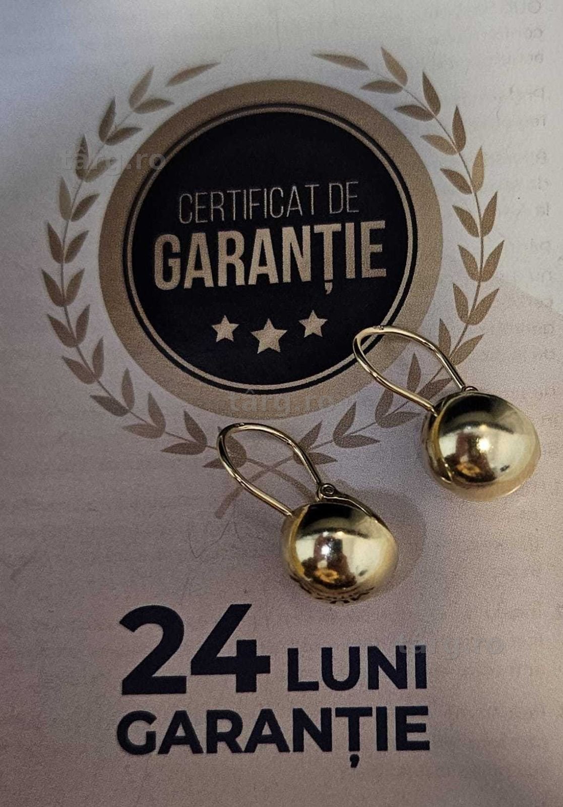 Cercei din aur (AG32 B28788.1) 2 ANI GARANTIE!