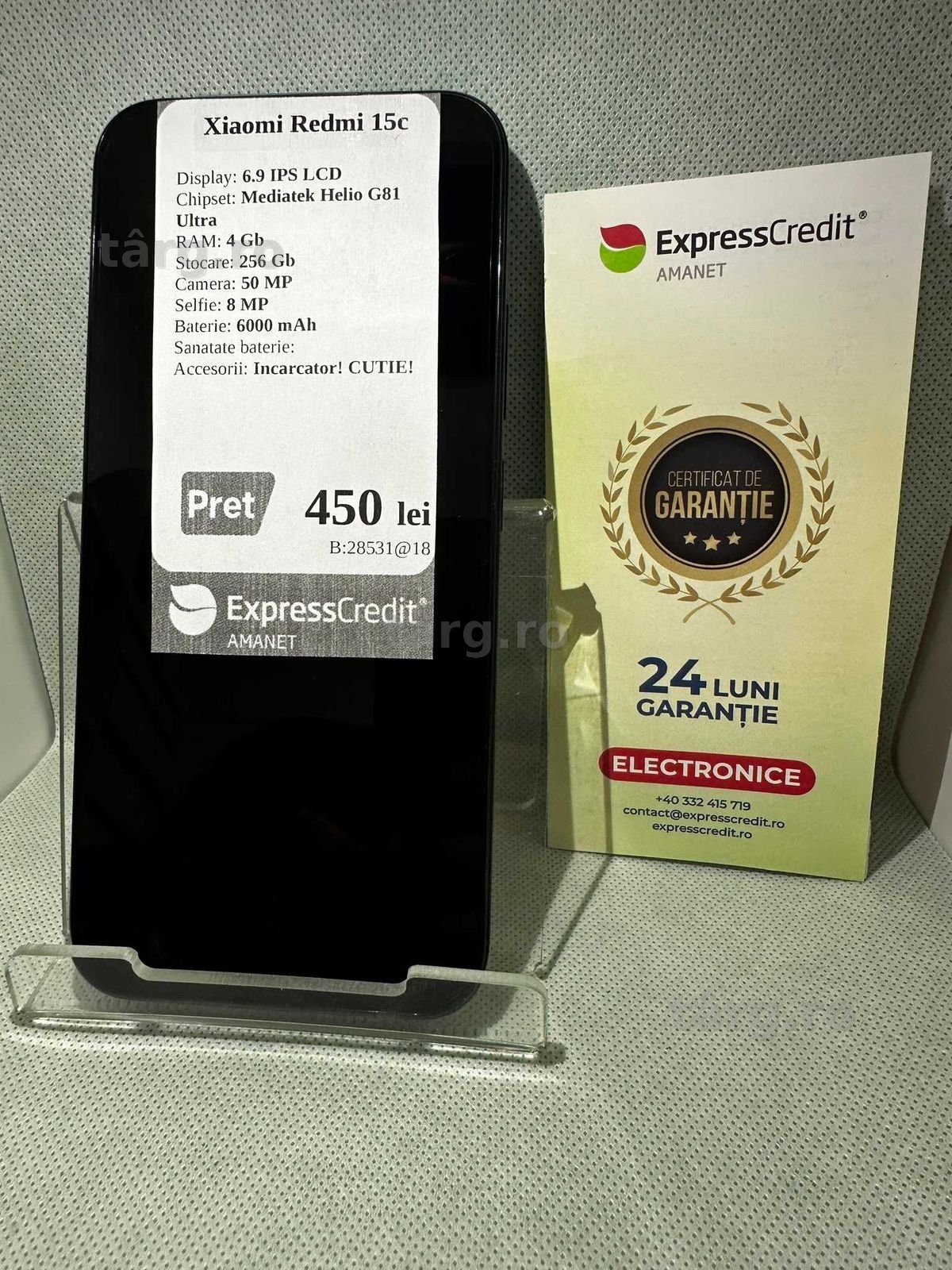 Xiaomi Redmi 15C (Ag18 Tutora) B.28650.1 Garantie 2 ani!