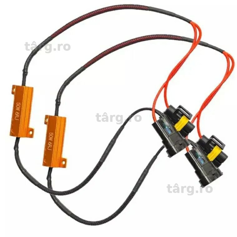 Set Două Anulatoare Erori Becuri Led H8,H9,H11,H16,HB3,HB4 Pro Can-bus