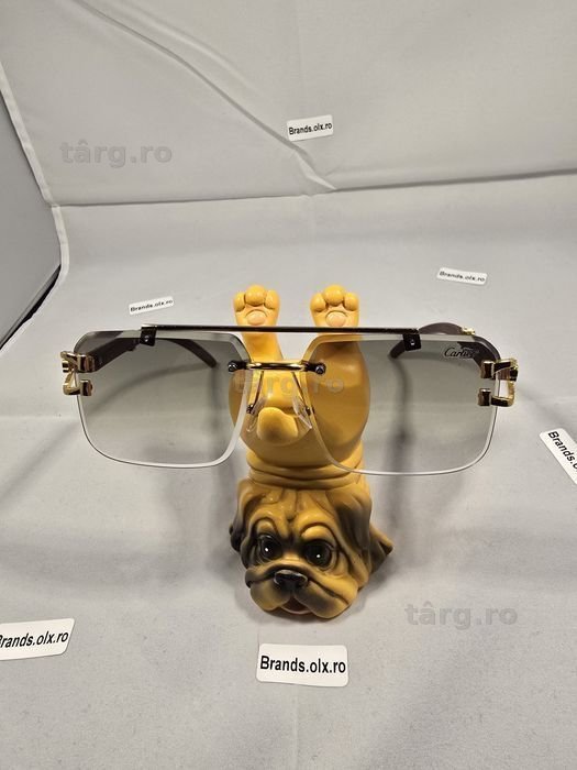 Set Ochelari de soare Cartier Leopard Green, made in Italy