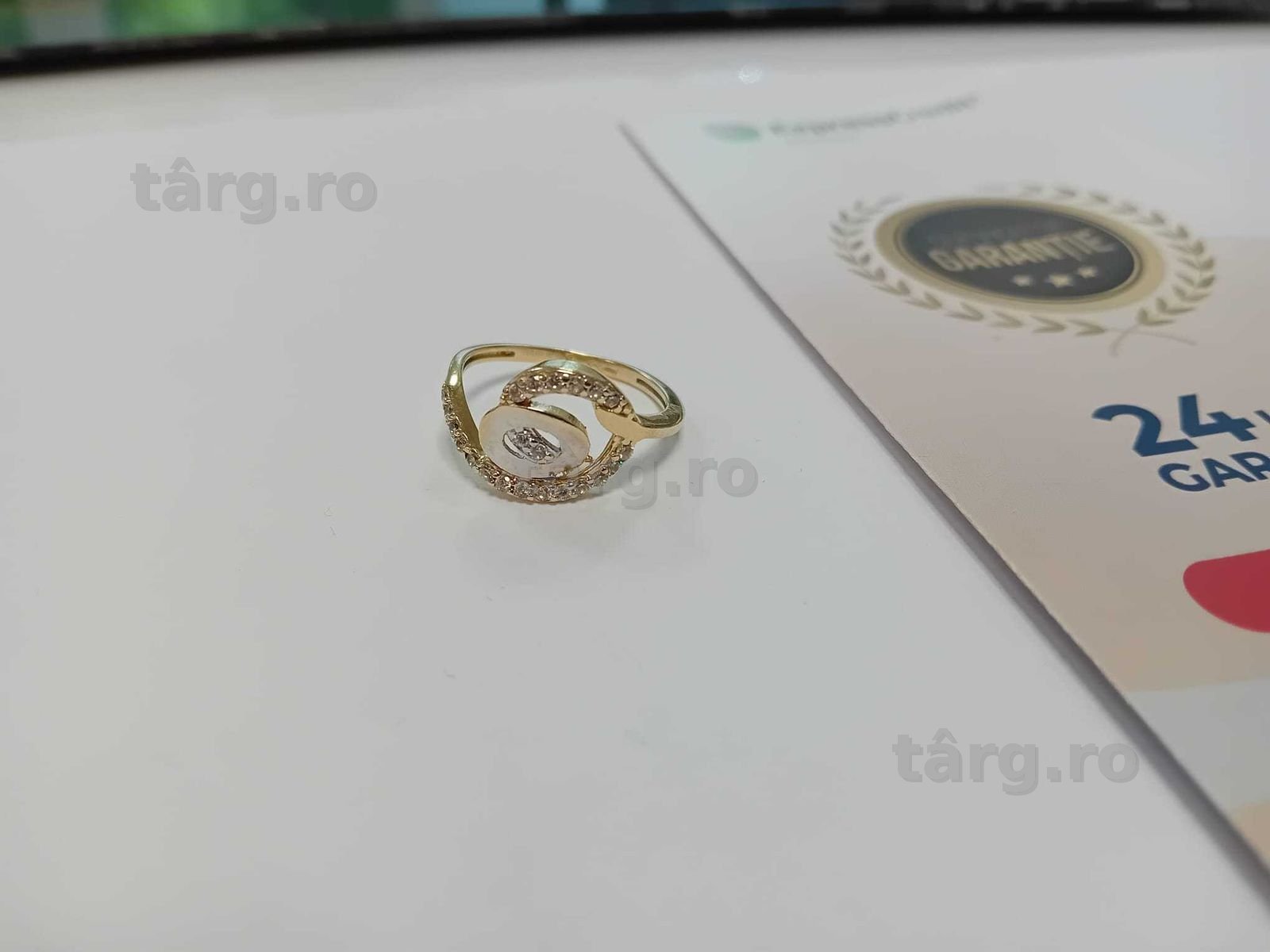 (Ag33) Inel Aur 14K/Garantie 2 ani