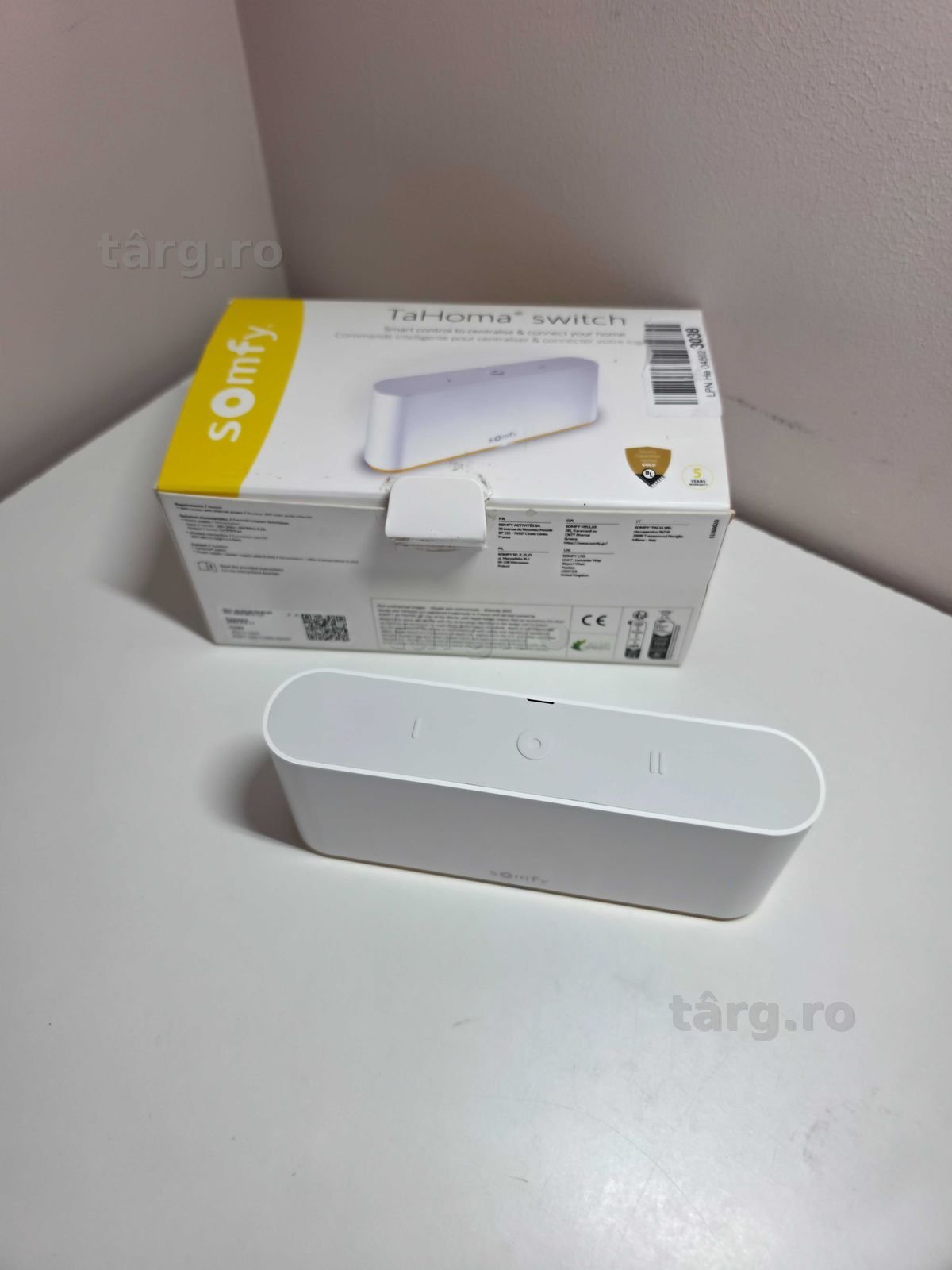 Unitate de comanda Somfy Tahoma Switch DIY control smart home 3