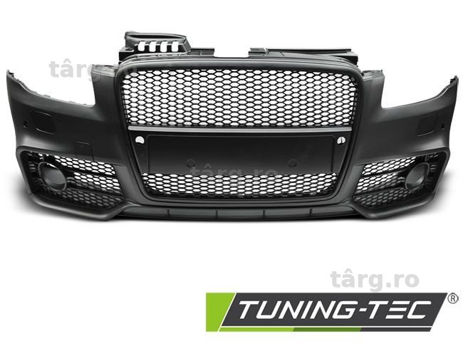 Bara fata AUDI A4 04-08 RS STYLE negru PDC
