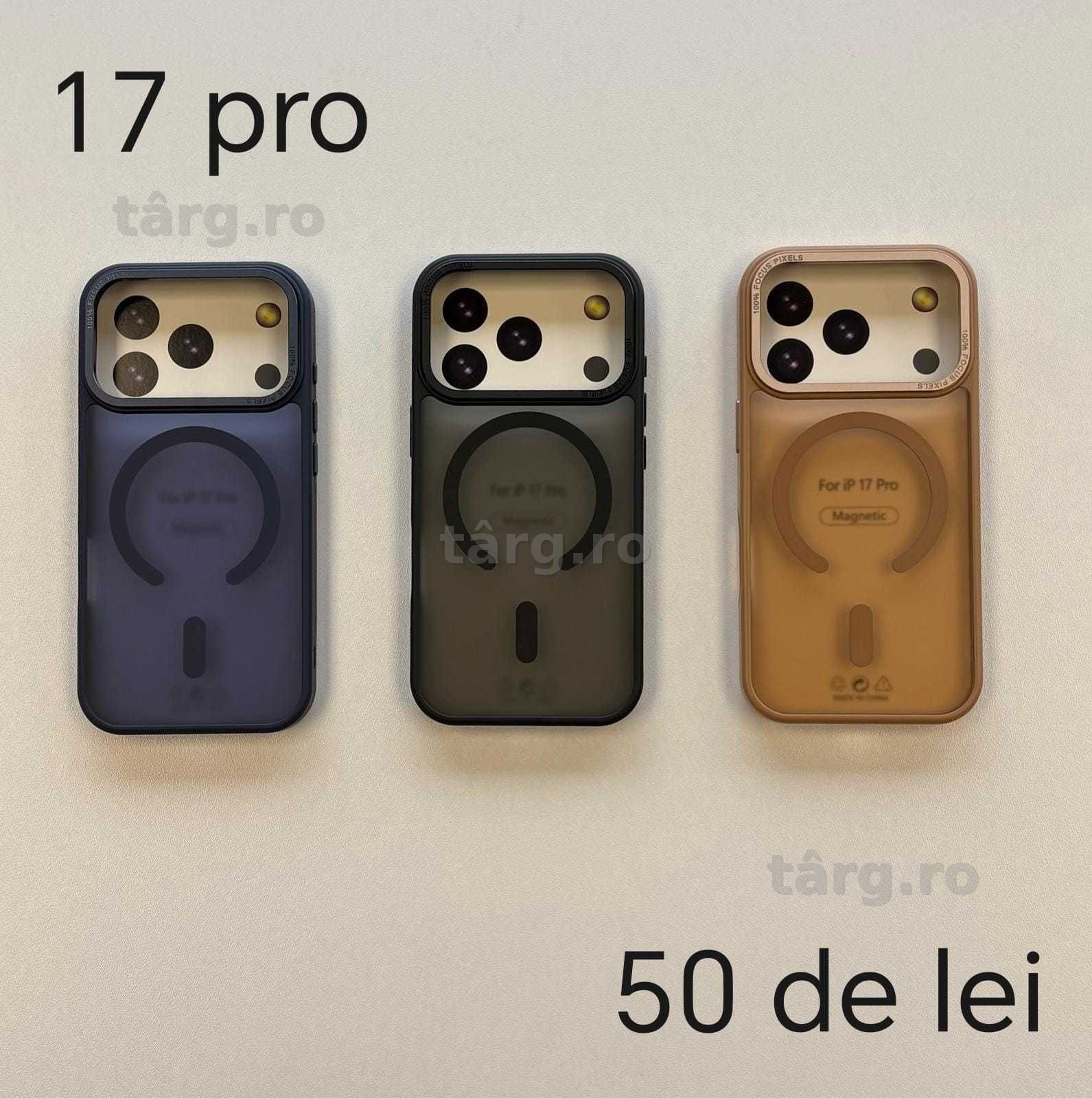 Huse, Folii, Cabluri iPhone 17 Pro - Montaj gratuit folie 6