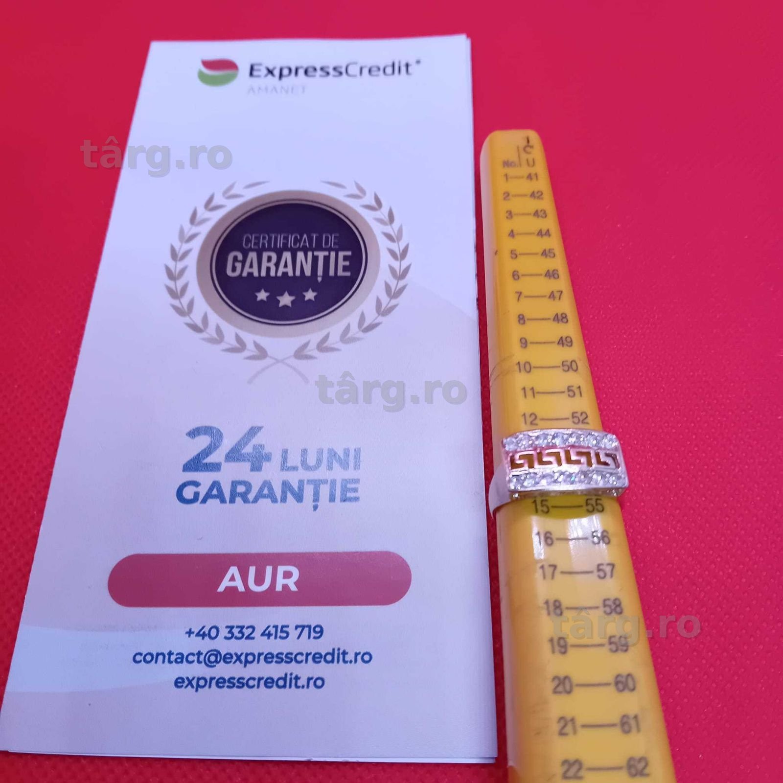 Inel aur 14k 3.49 g (Ag4 Dacia B50672.2)-Garantie 2 Ani 4