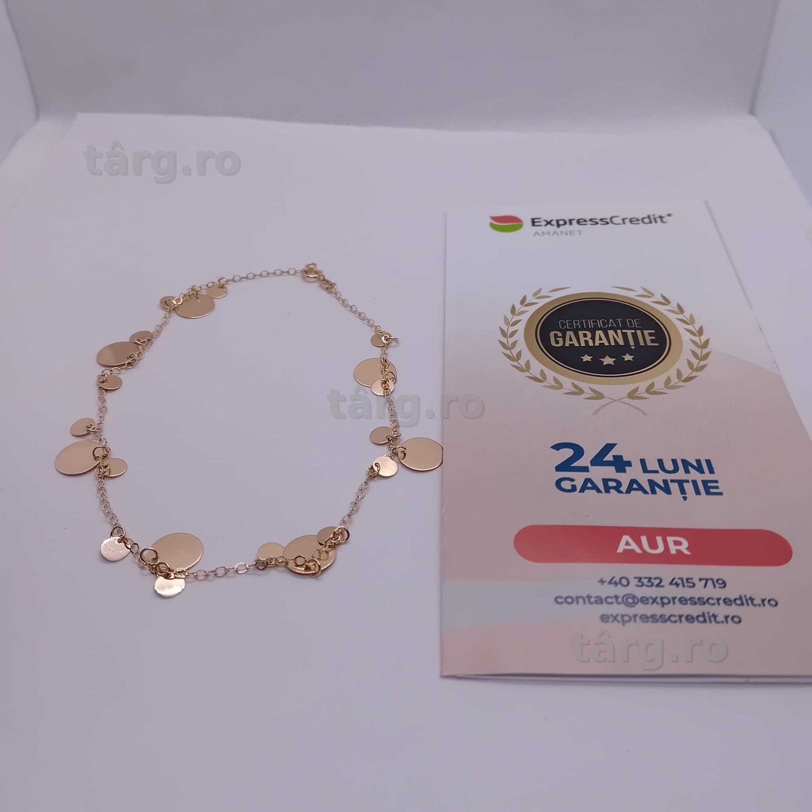 Bratara aur 14K 3.61g (Ag4 Dacia B.51201) Garantie 2 ani