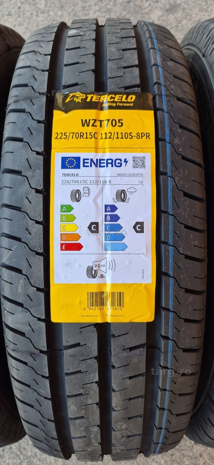 4 anvelope vara noi Tercelo 225/70/15C,dot 2025.Pretul este pe bucata. 3