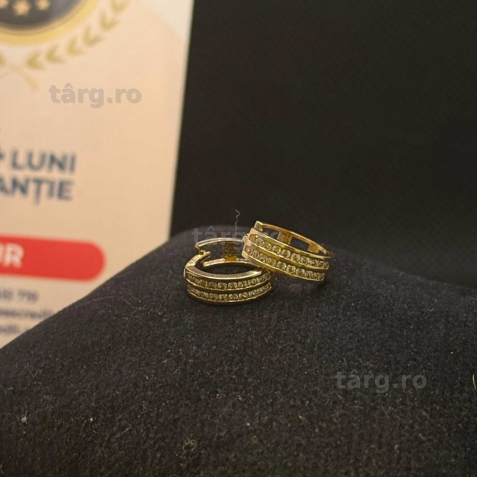 Cercei aur 14K 2.84g (AG15 Gara 1 B34065.2) Garantie 2 ani!