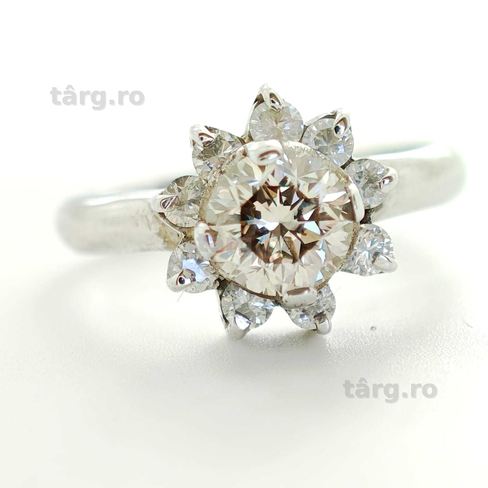 Inel 14k diamante naturale 1.40ct