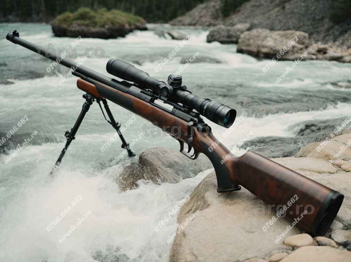 PUSCA PROFESIONALA AIRSOFT !! (Putere Marita + Arc) Cu Aer Comprimat