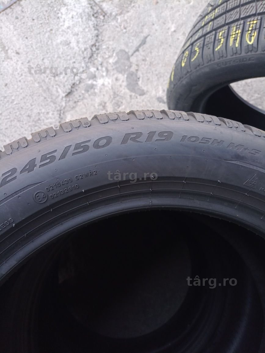 4 anvelope de iarna Pirelli 245/50 R19 dot 2222 6