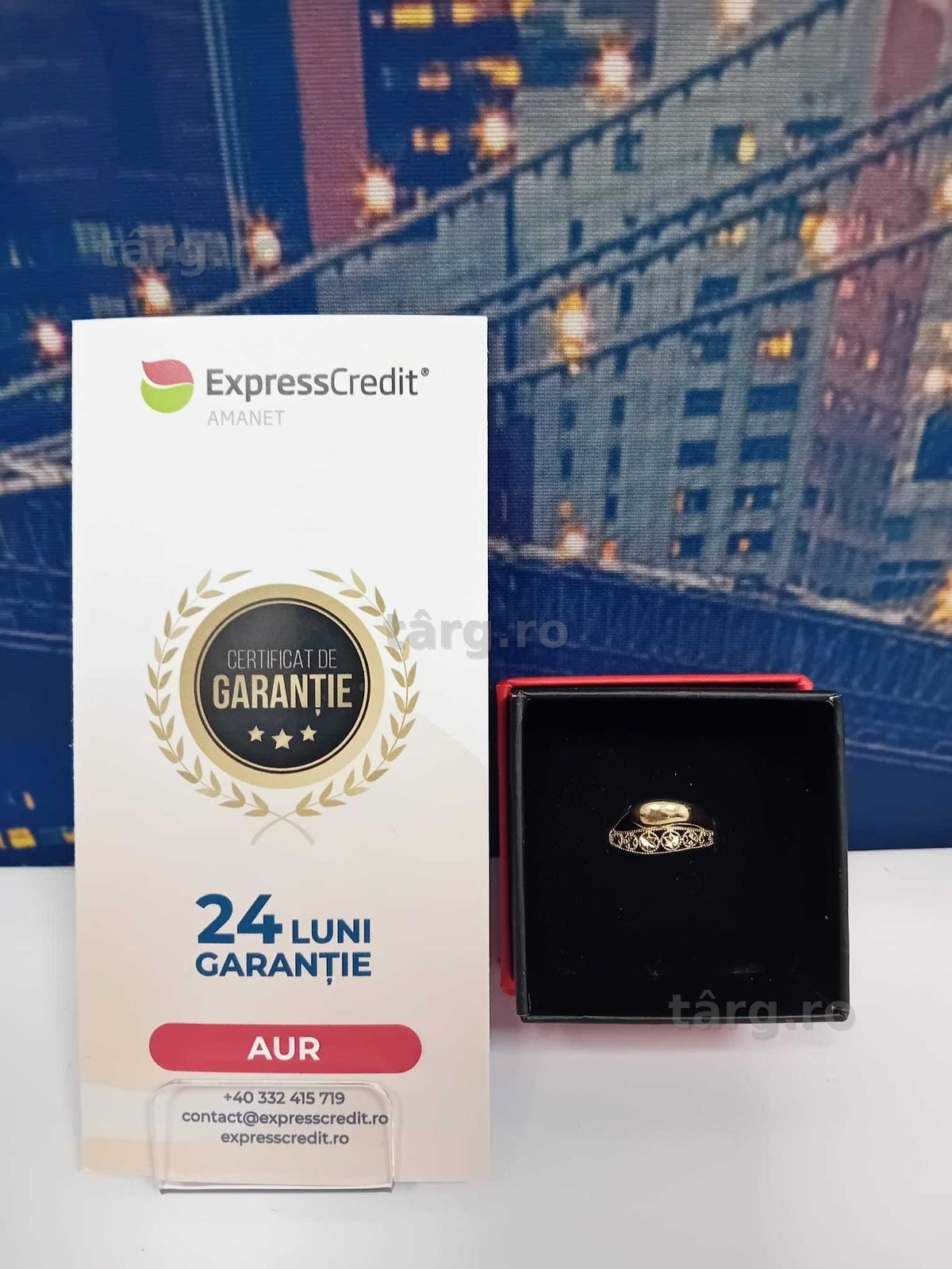 Inel aur 14k 2.26g [34772.1/30 Pacurari 2] Garantie 2 ani!