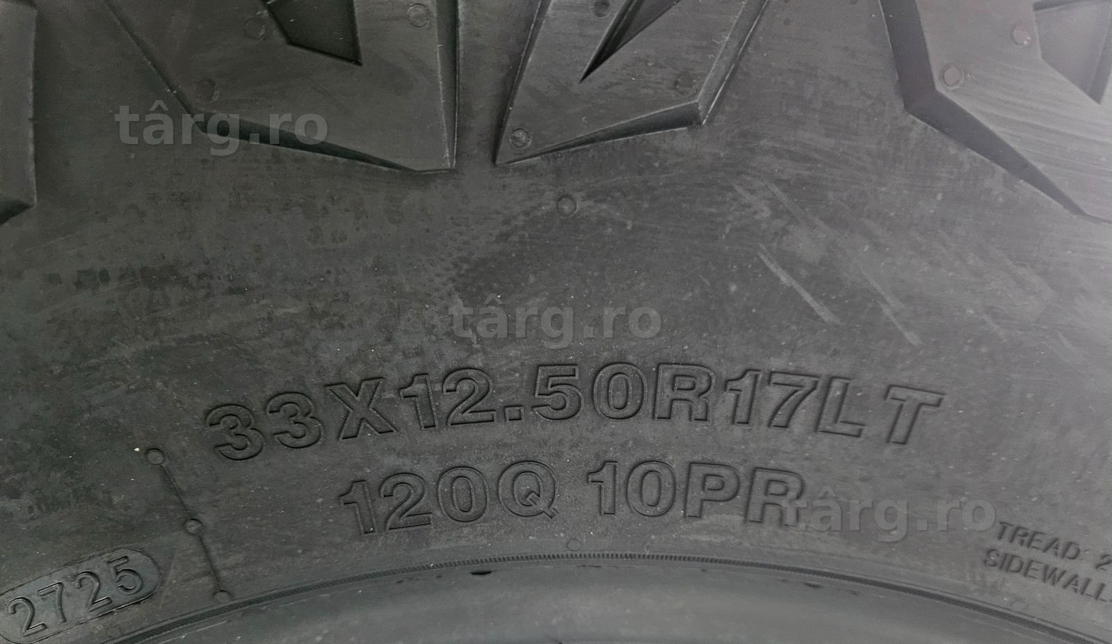 33x12.5 R17, 120Q, LANVIGATOR Warrior R/T, Anvelope Off Road M+S 5