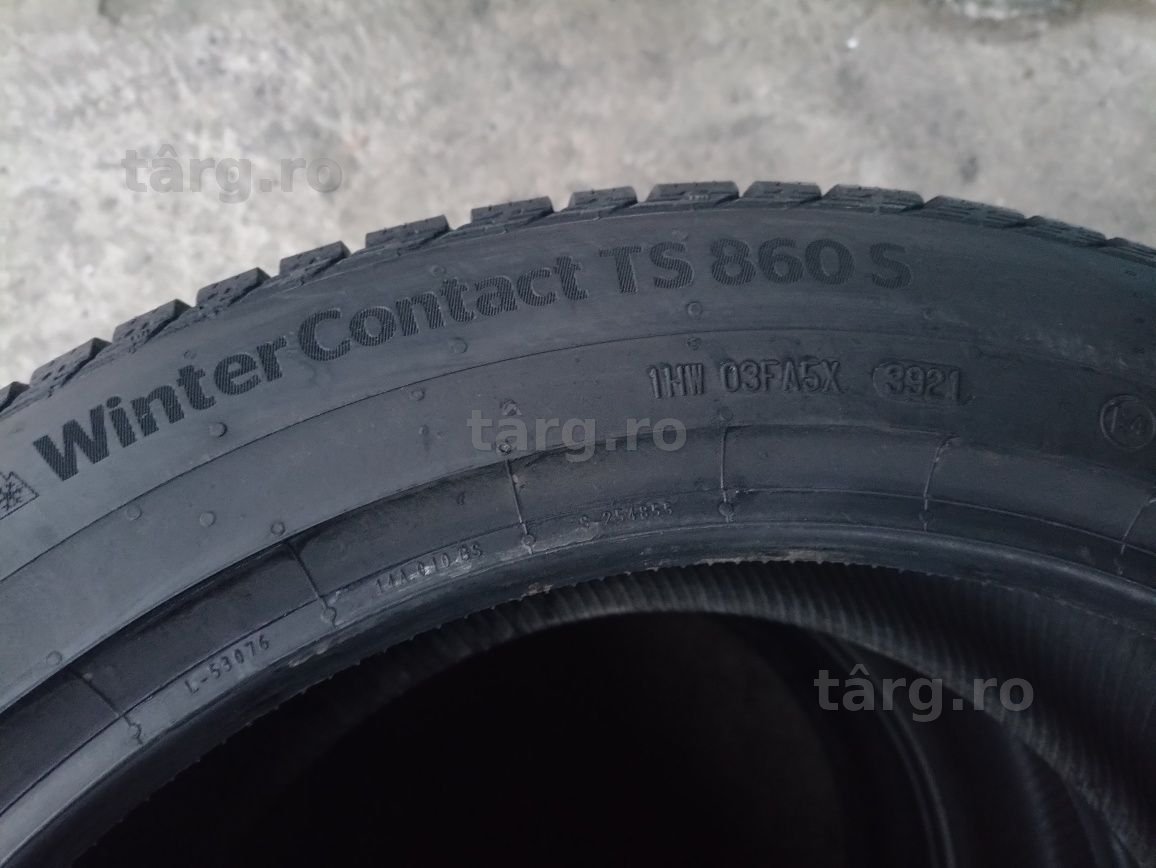 4 anvelope de iarna Continental 255/45 R19 dot 3921 5