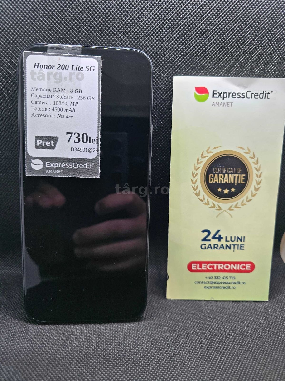 Telefon Honor 200 Lite 5G (Ag29 Siraj b.34901.1) Garantie 2 ani