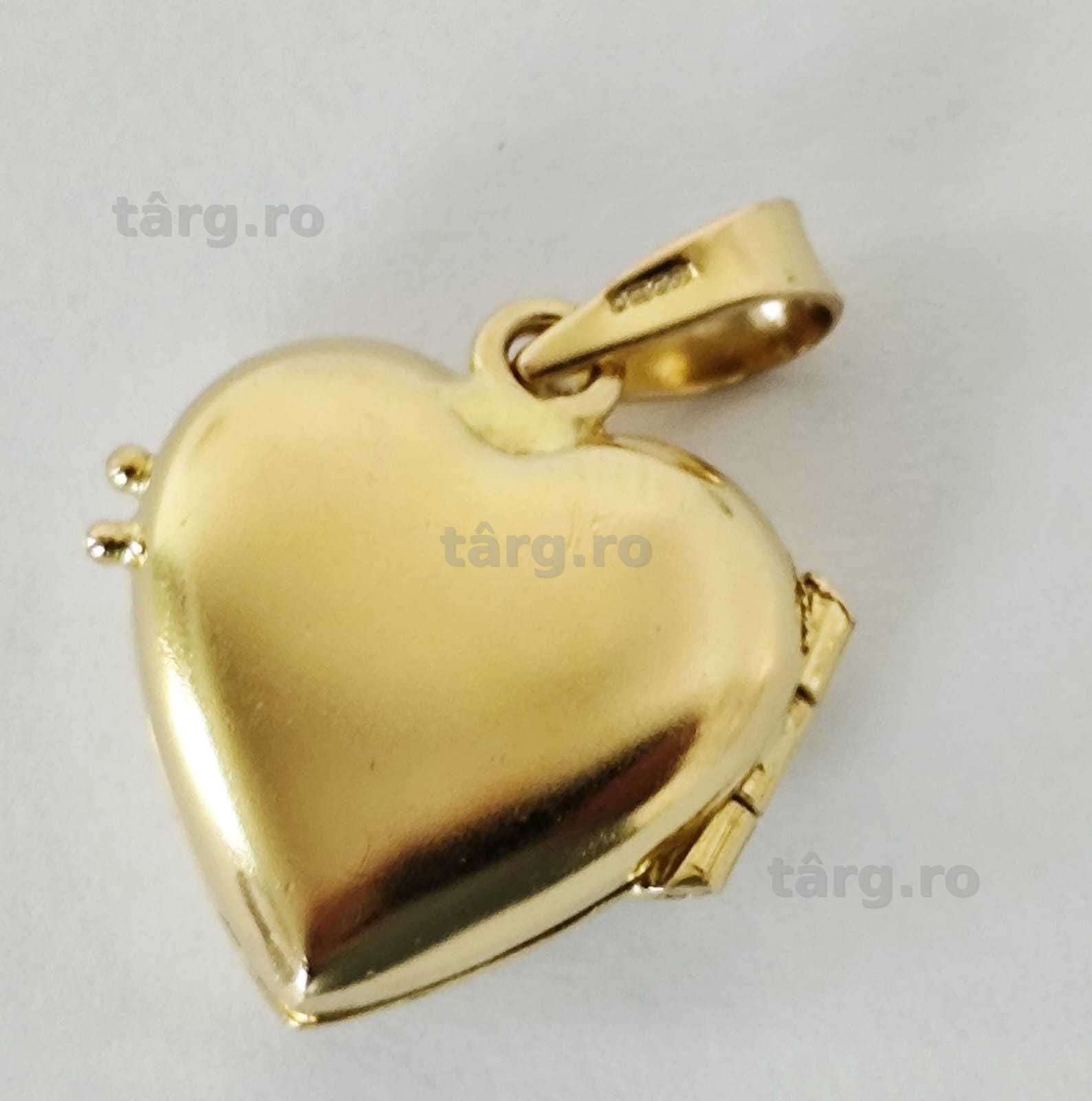 Medalion - Inima aur 22K , 4.52 gr. Vanzare in locatie (AG35 B 34584) Garantie 2ani! 5