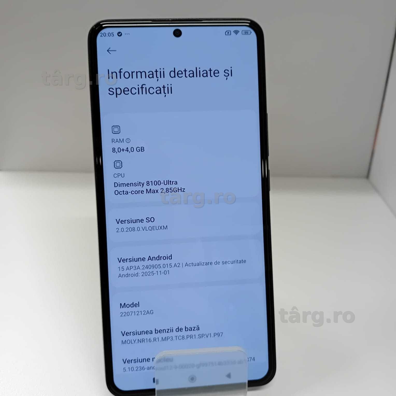 Xiaomi 12T (ag49 Esplanada b.8114) Garantie 2 Ani 4