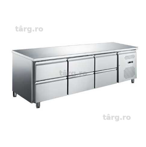 Green Frost GX-U-GN3160TN- Masa rece 6 sertare (1795 x 700 x 650 mm H)