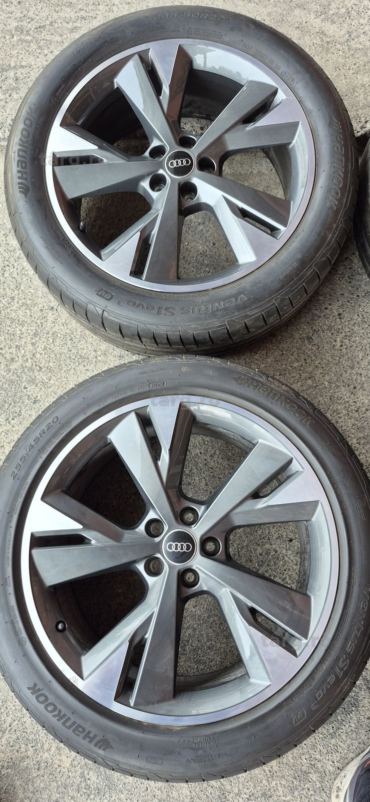 Jante originale ca noi Audi R20,fata 8Jx20H2,ET.45,spate 9Jx20H2,ET.42. 2