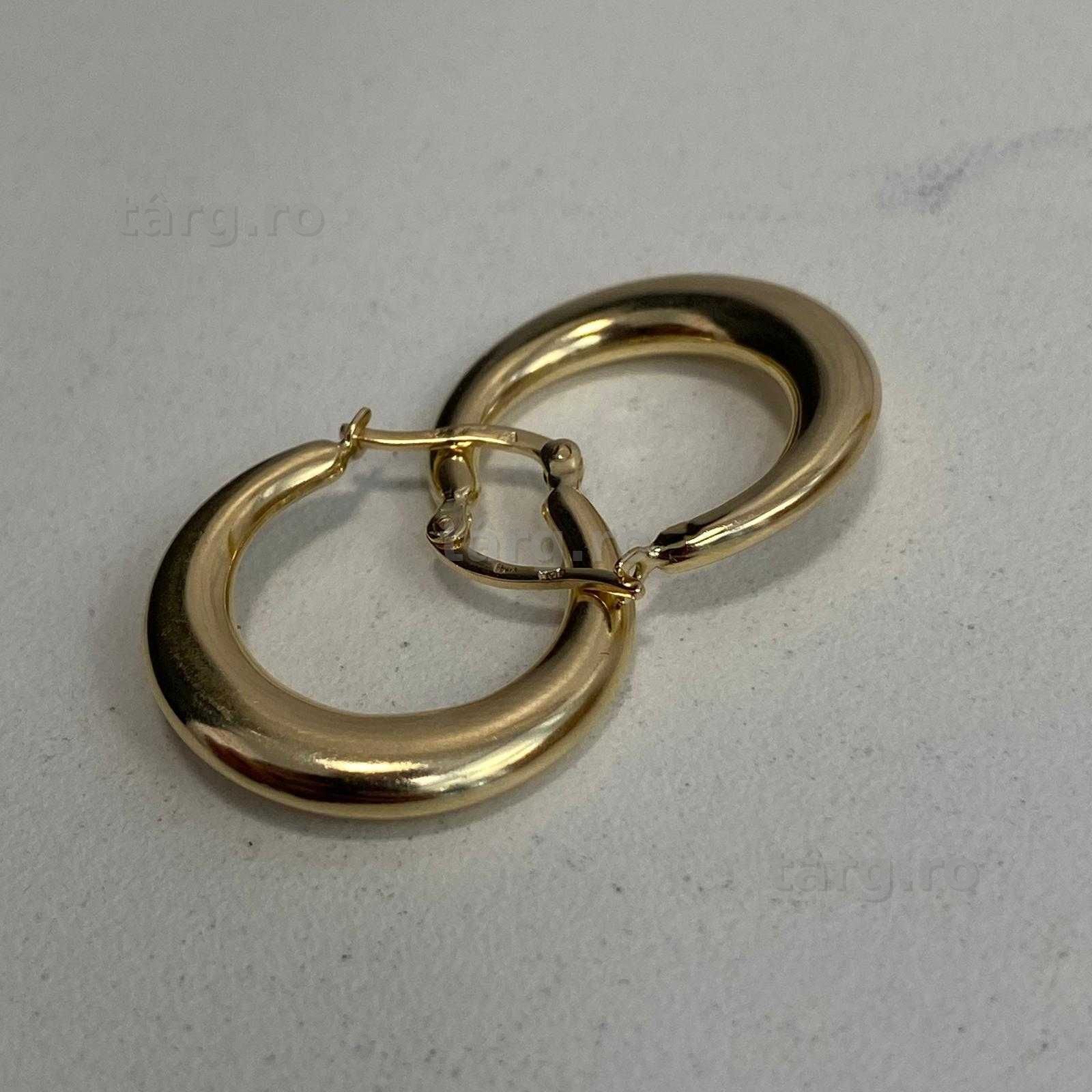 Cercei aur 14k 2.40 (Ag13 56098) Garantie 2 ani! 2