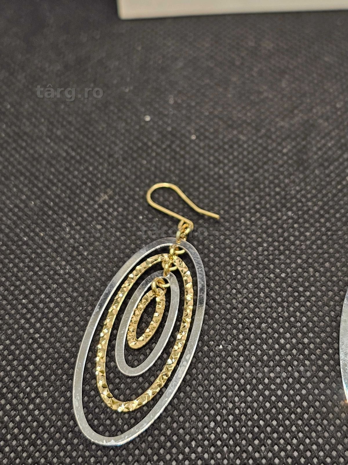 Cercei aur 14K 4.14g (50276.3 AG 11 Piata Nicolina) 2 ani garantie! 2