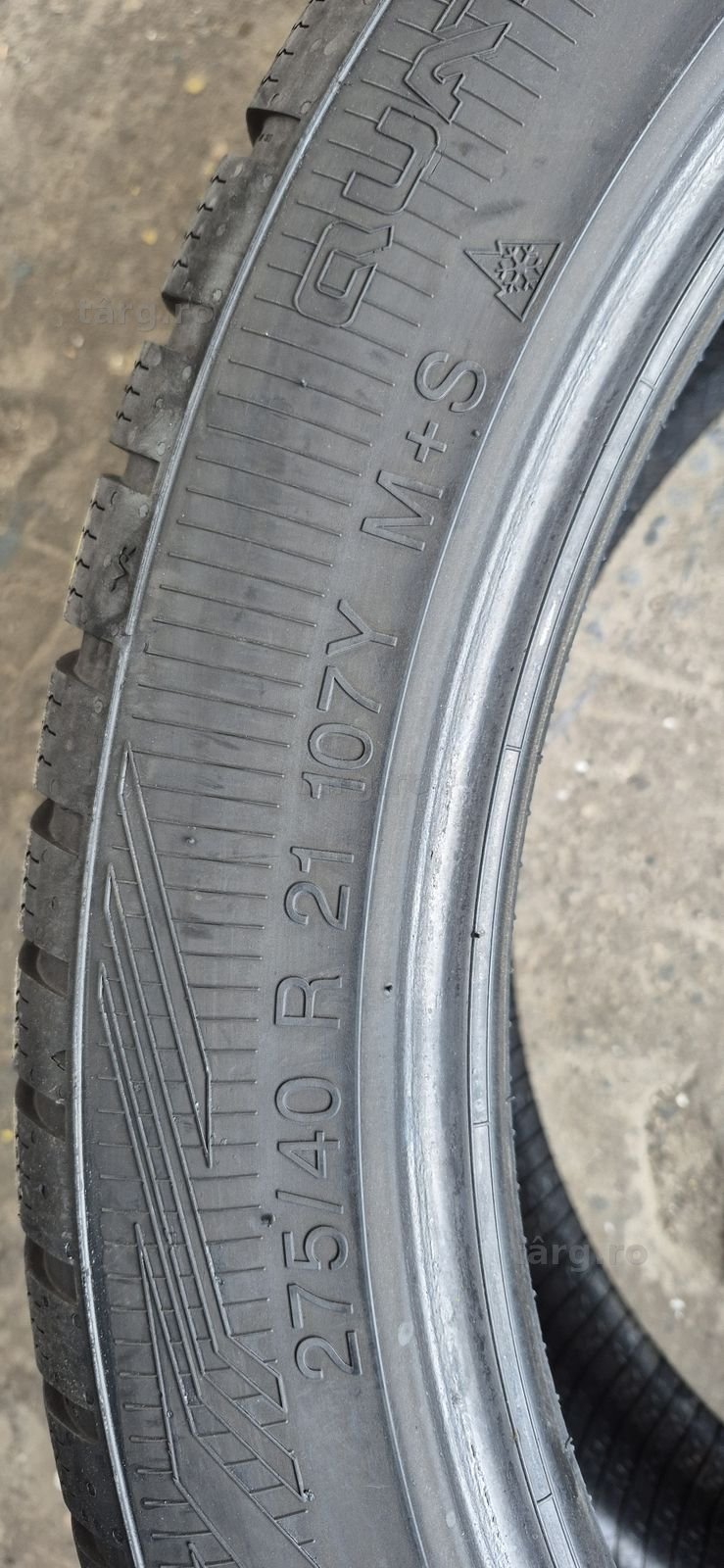 4 anvelope M+S Vredestein 275/40/21,dot 2022.Pretul este pe bucata 4