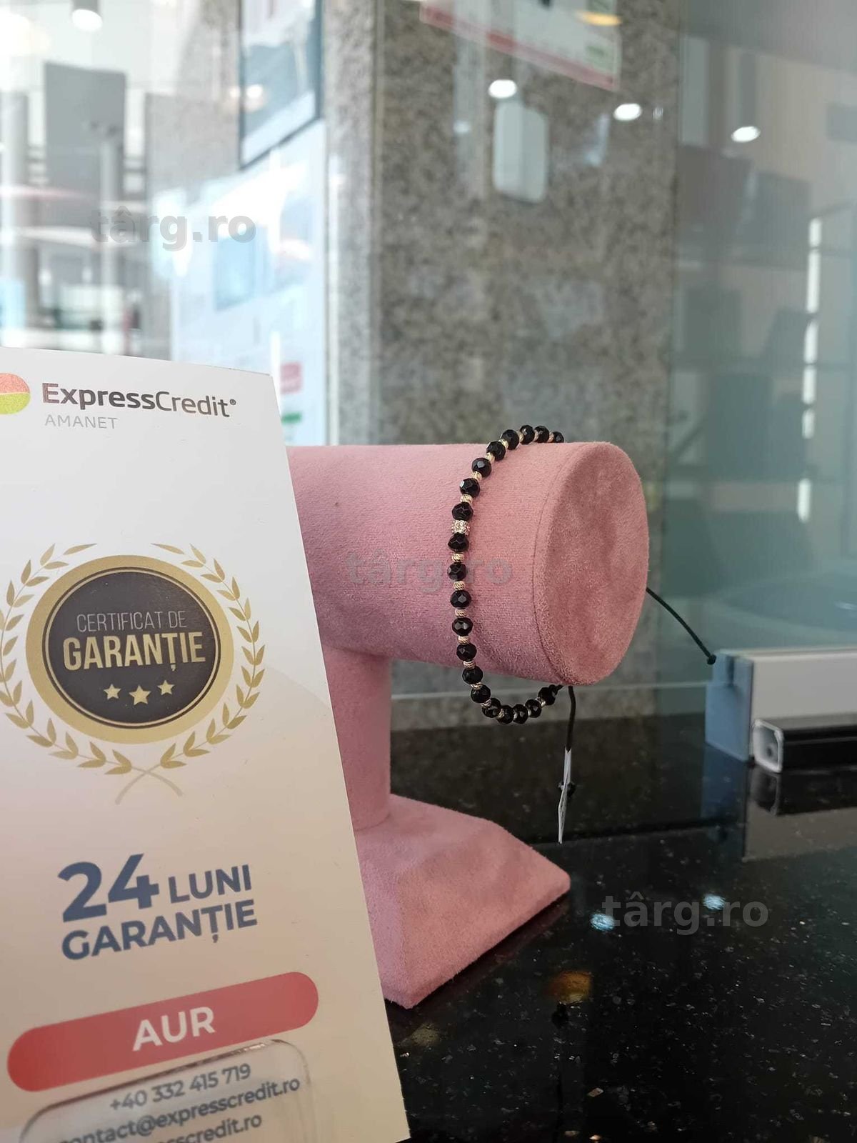 Bratara cu bile din aur 14k 3.27g (Iulius Mall)(B-485) Garantie 2 ani!
