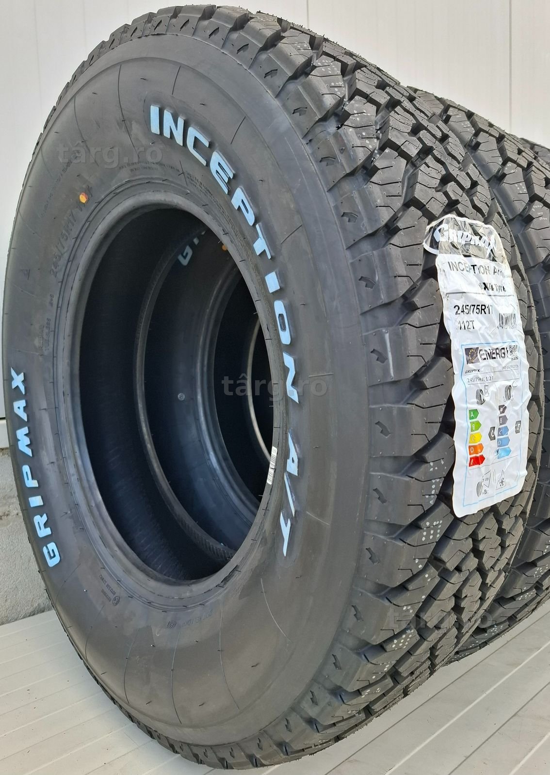 245/75 R17, 112T, GRIPMAX Inception A/T, Anvelope All Terrain M+S 3