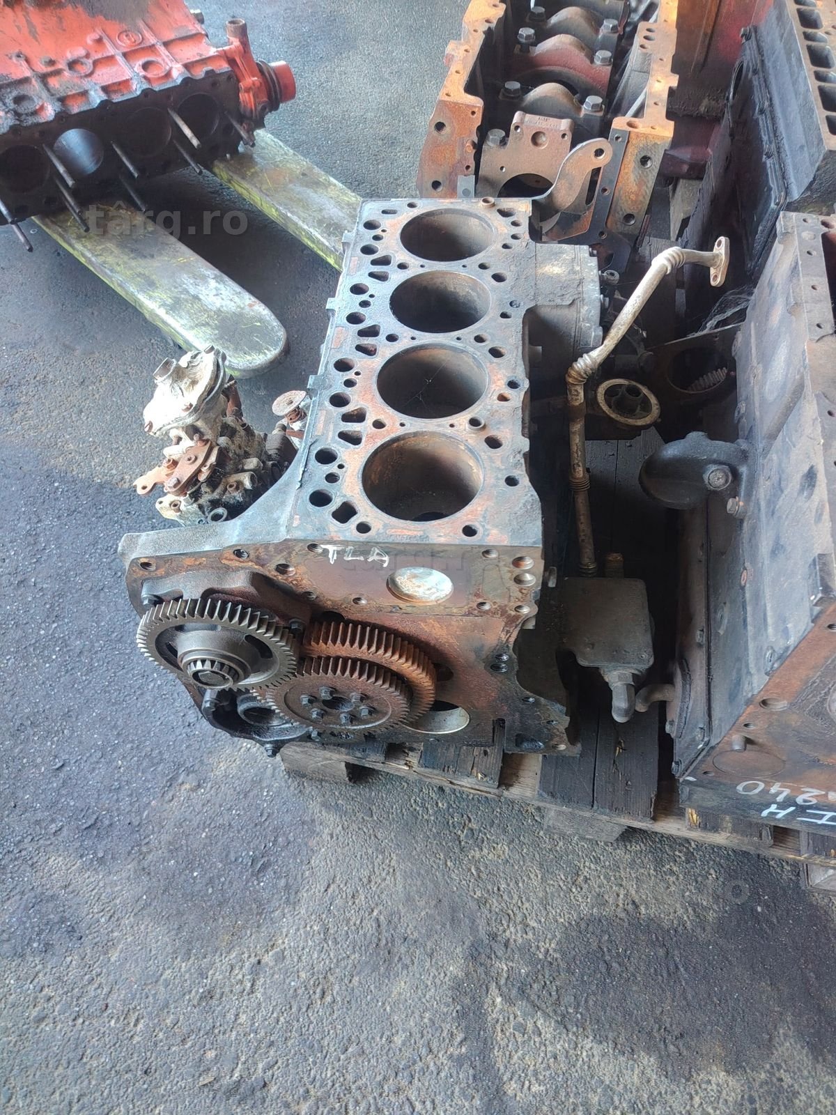 Bloc motor tractor new Holland tla