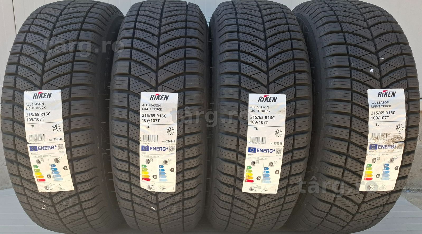 215/65 R16C, 109T, RIKEN (By Michelin), Anvelope all season M+S