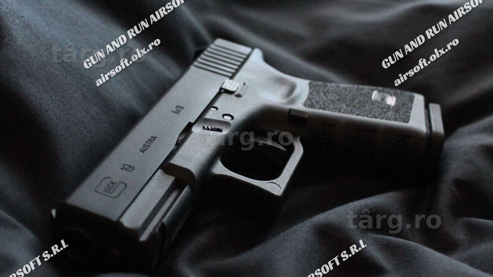 PISTOL [PESTE 20 JOULI!] MODIFICAT!! ~ Glock, Metal Co2 Cal.50 ~ Arma