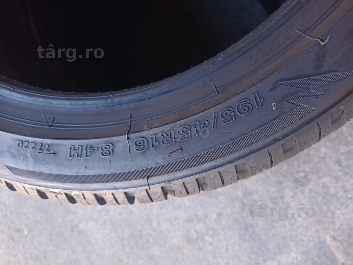 4 anvelope de iarna NOI bridgestone 195/45 R16 dot 4319 6