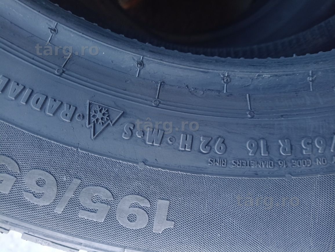 4 anvelope de iarna ca si noi Continental 195/65 R16 dot 3118 6