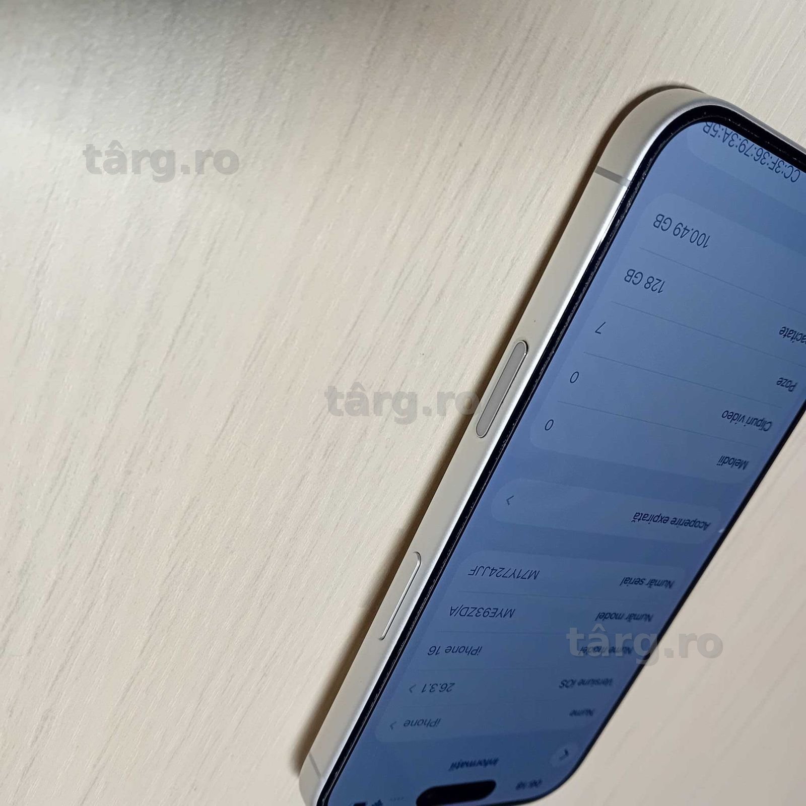 Telefon Apple Iphone 16 128gb (ag49 Esplanada b.8919) 2 ani garantie 3