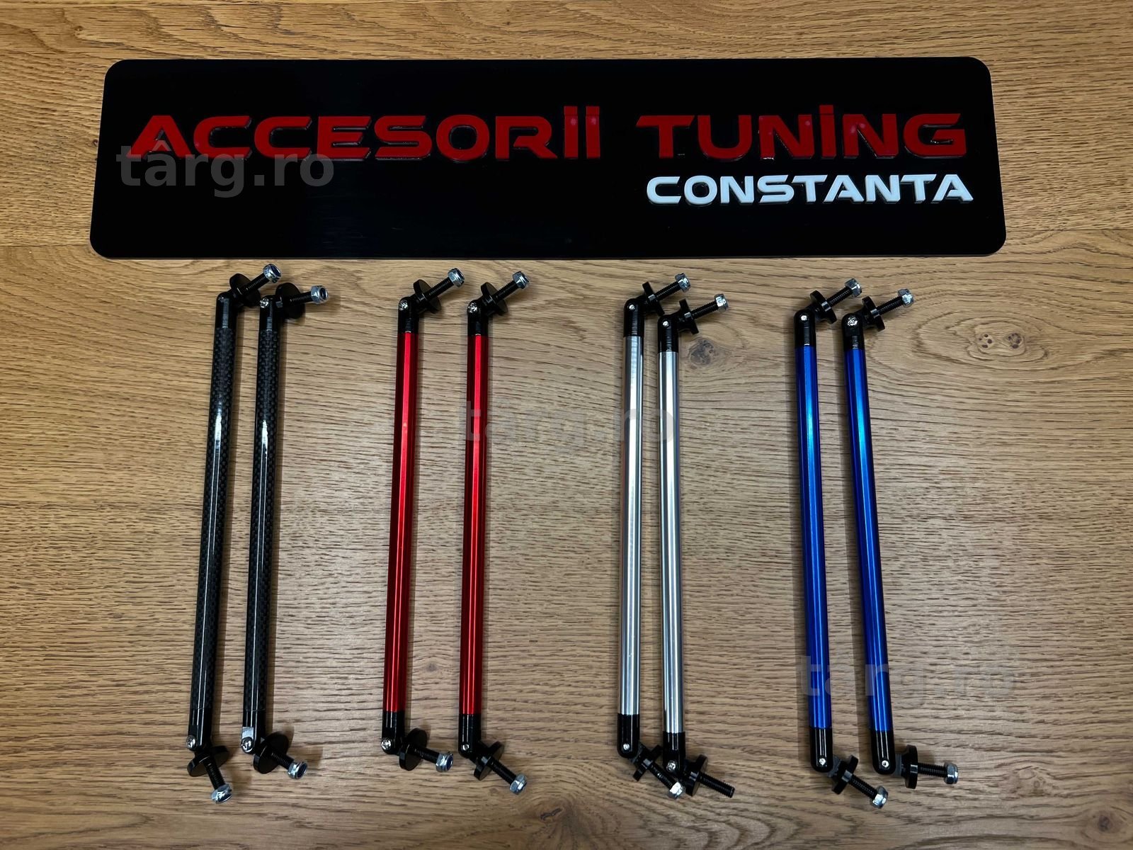 Tije Sustinere Lip Bara Fata 20cm Silver / Carbon / Albastru / Rosu