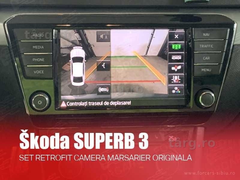 Cameră Marșarier Originală Skoda Superb 3 Cameră Video Spate Highline