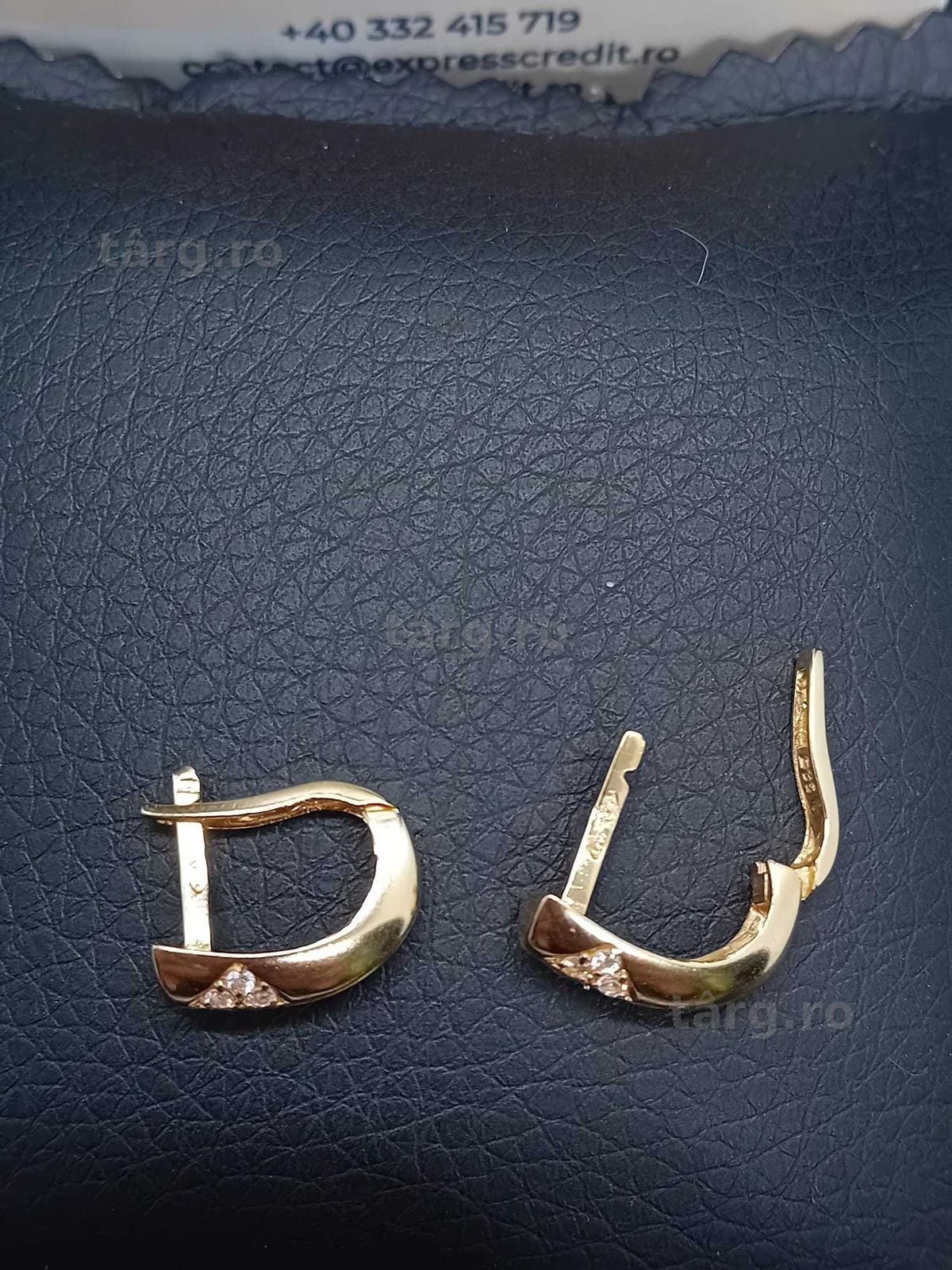Cercei aur 14k 3.15g (B.25393 AG31 Barboi) Garantie 2 ani! 2