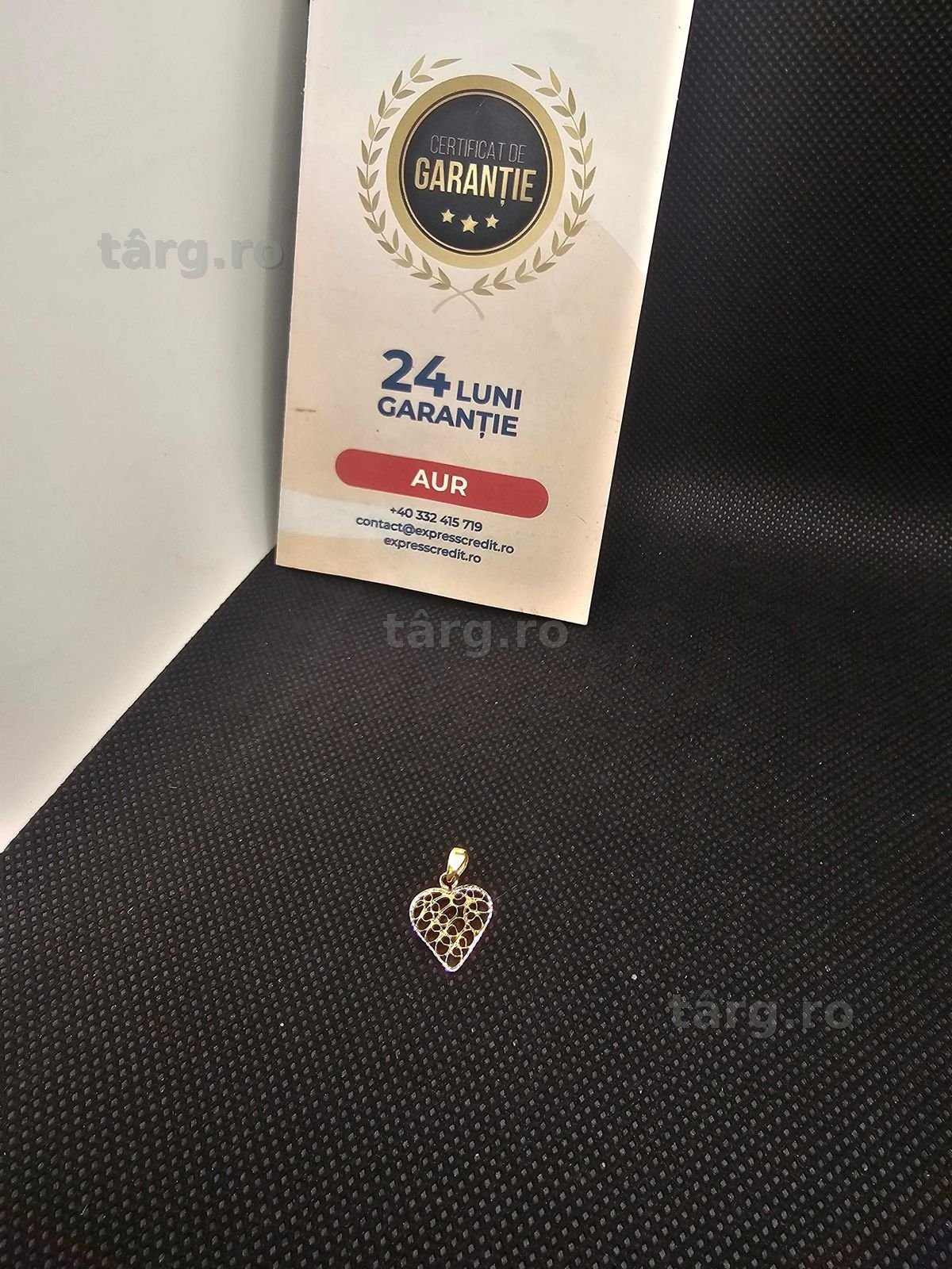 Pandantiv aur 14K 0.66g (50395.7 AG 11 Piata Nicolina) 2 ani garantie!