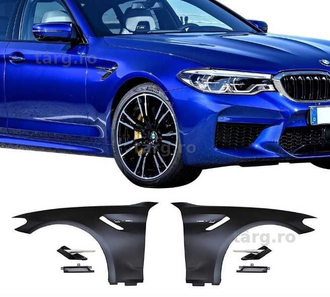 Aripi Laterale BMW G30 model M5 Design cu orificii laterale Negre