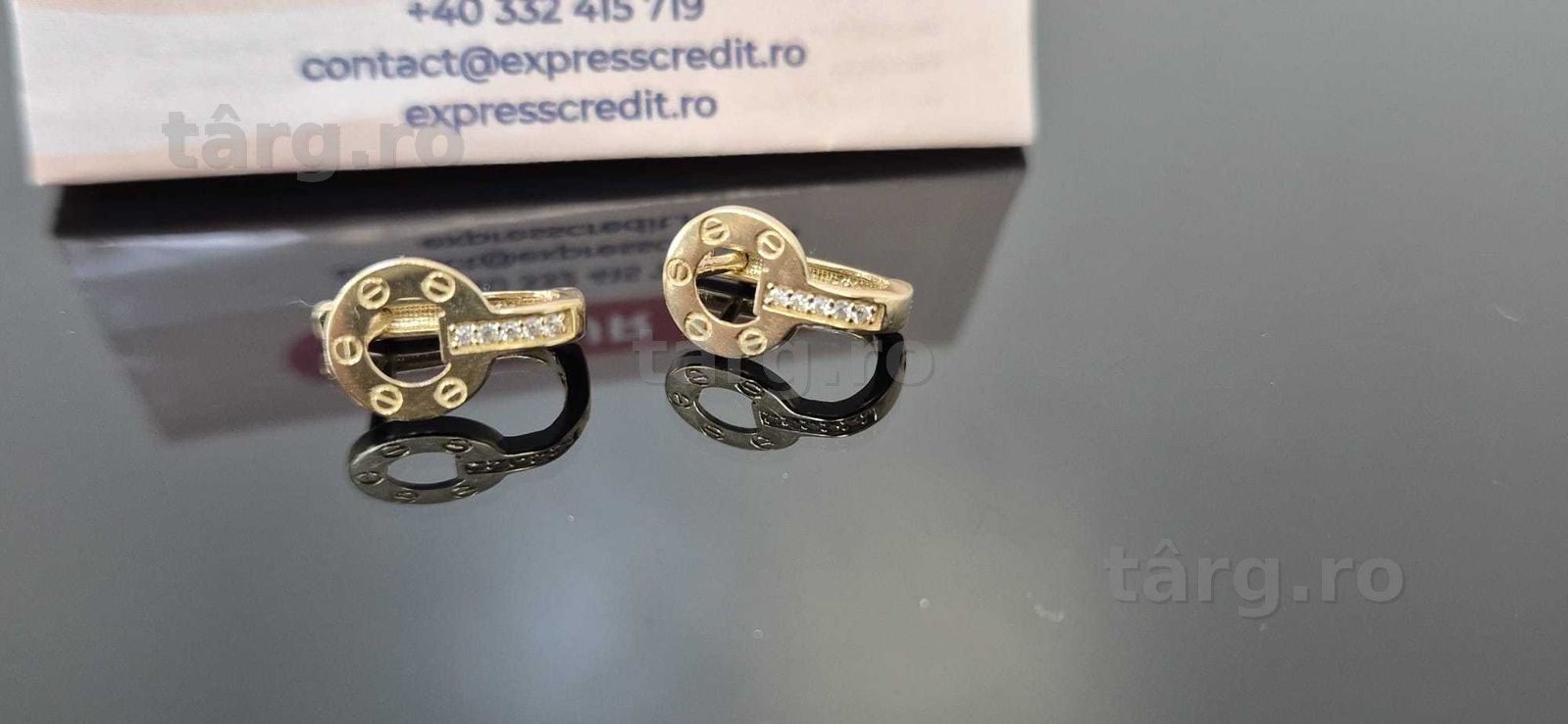 (AG46) Cercei aur 14K B.4672.5 2