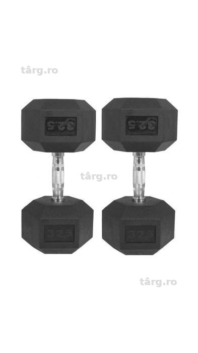 Gantere Hexagonale 65kg: 2x32,5 kg