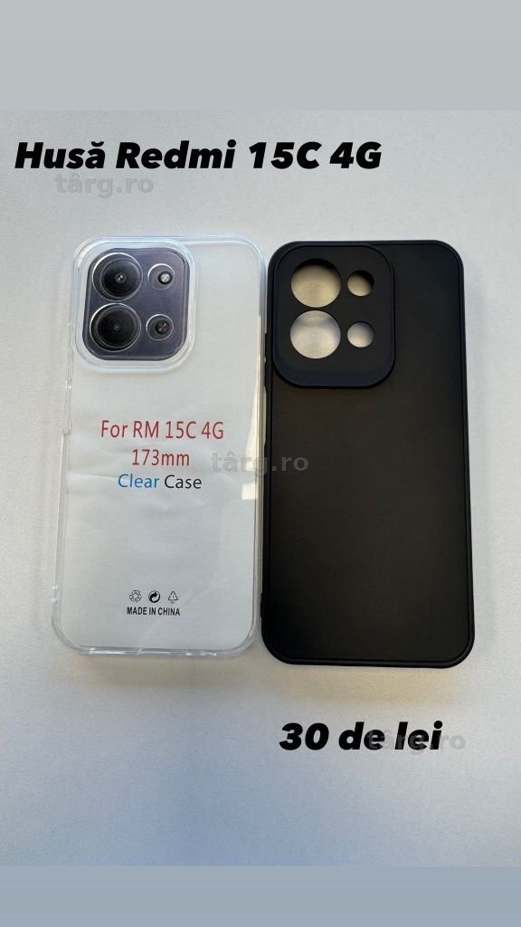 Folie, Husa, Incarcator, Cablu Redmi 15C